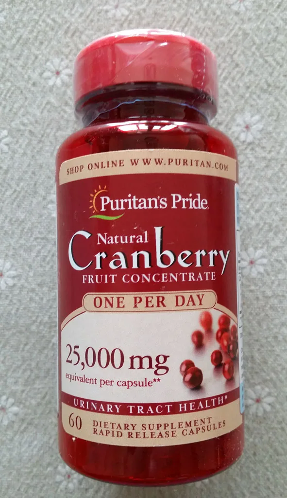 

Free Shipping Cranberry 25,000 Mg 60 Pcs Fruit Concentrate