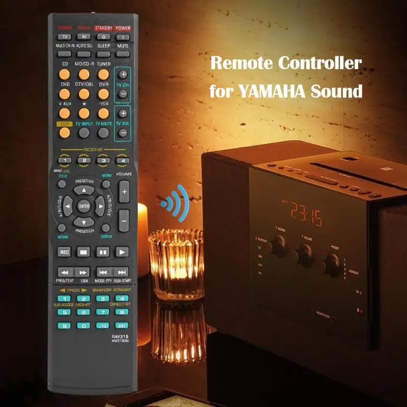 Универсальный пульт дистанционного управления аудио контроллер для Yamaha RAV315 RX-V363