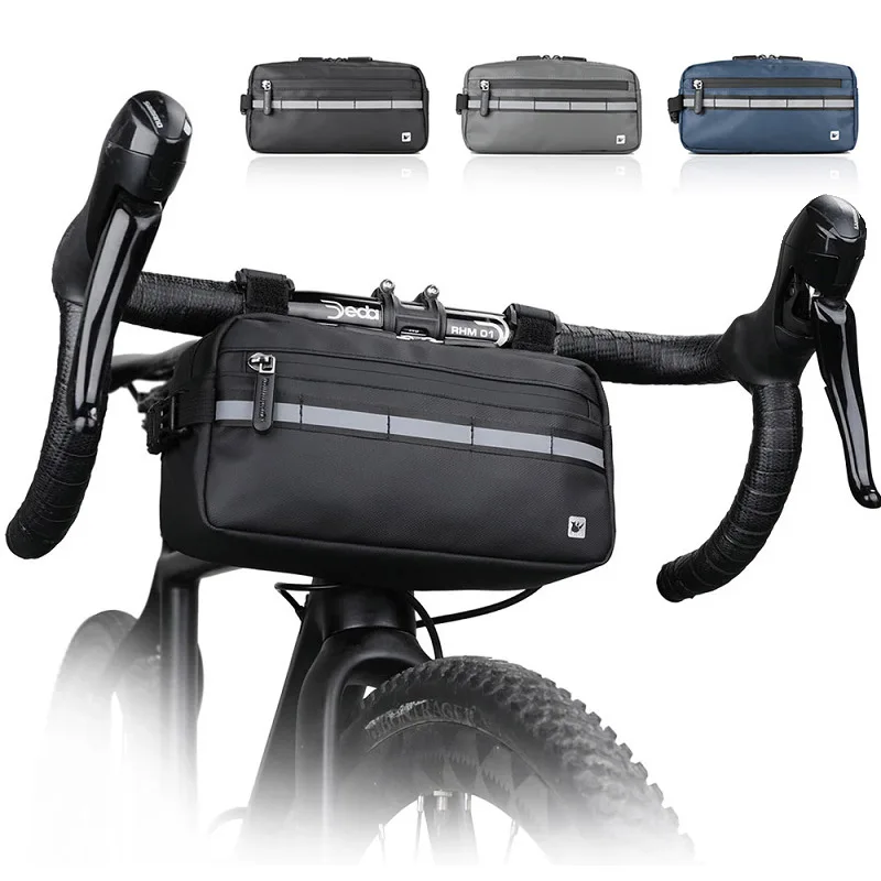 

Велосипедная сумка с рамкой, водонепроницаемая Многофункциональная портативная сумка через плечо, передняя сумка для хранения багажа, MTB А...