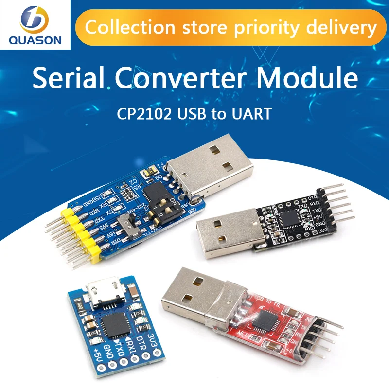CP2102 USB 2 0 к UART TTL 5PIN модуль преобразователя последовательный преобразователь STC