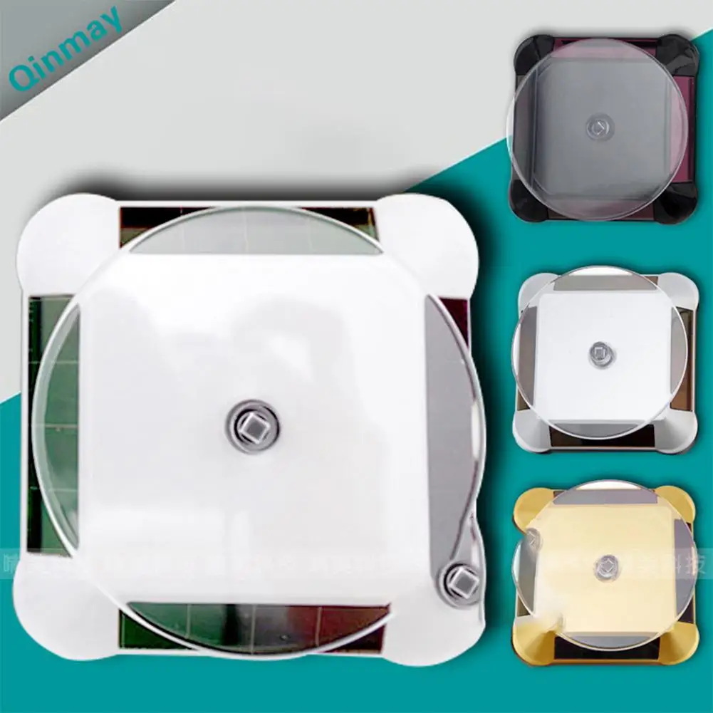 Вращающийся дисплей на солнечных батареях подставка для часов телефона