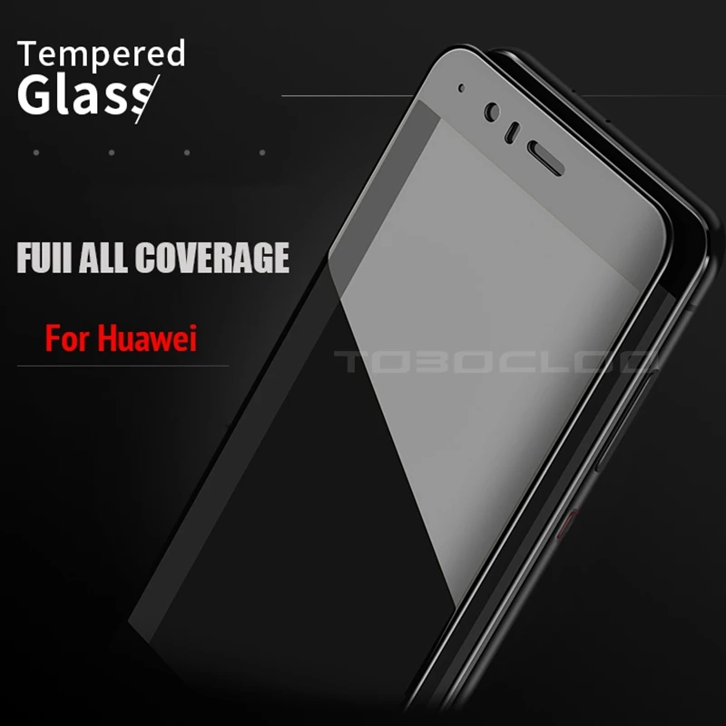TOBOCLOO полное покрытие закаленное стекло для Huawei P10 Lite P30 Honor 8 9 10 P20 Pro Защитная