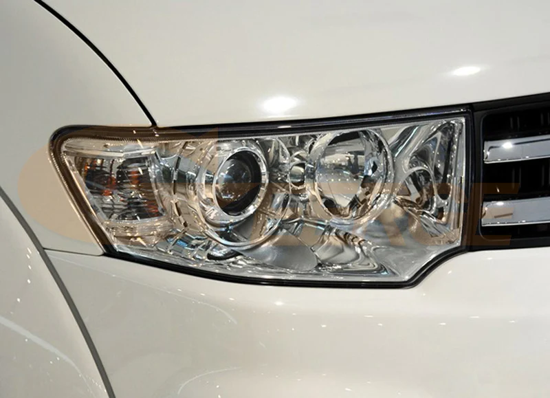 Отличный ультра яркий COB комплект светодиодов глаза ангела halo Кольца для Mitsubishi