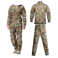 military uniform camouflage tactical suit men army special forces combat shirt coat pant set camouflage militar soldier clothes