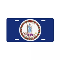 flag of virginiapagonya flag amazigh flag pattern aluminum license plate is suitable for most models 15x30cm