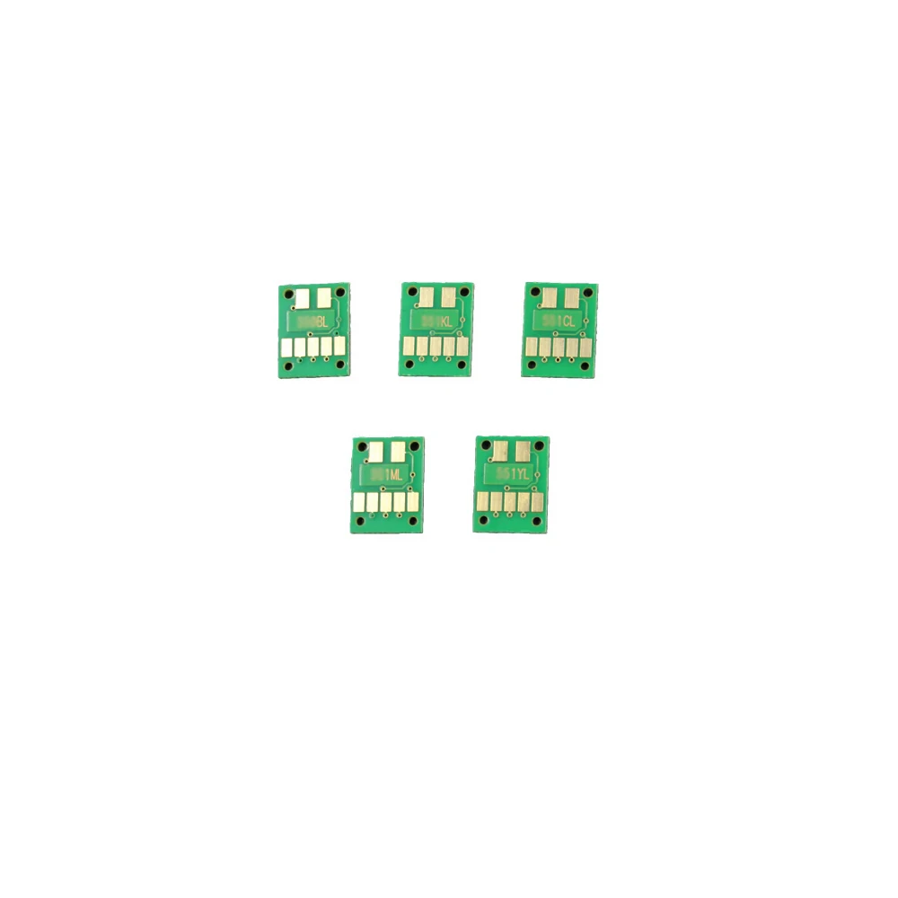 UP PGI 480 CLI 481 PGI-480 CLI-481 PGI480 481 перезаправляемый картридж для hp Canon принтерам PIXMA TR7540 TR8540 TS8140 TS6140 TS9140 - Цвет: 5 colors chips