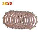 Комплект фрикционных дисков сцепления мотоцикла для HONDA NTV650 Revere  V Deauville XL650 XL650V XL700 Transalp XL 650 700 CTX700 CTX 700