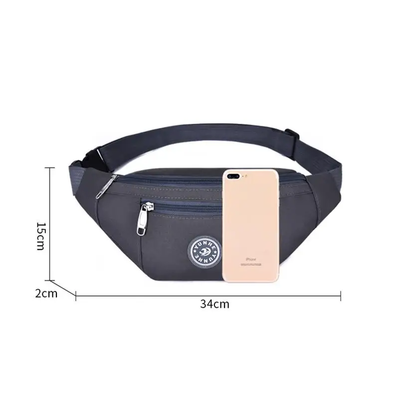 

Chest Bag Oxford Waterproof Waist Bag Men Fashion Colorful Chest Bags Travel Purse Phone Pouch Pocket Pack