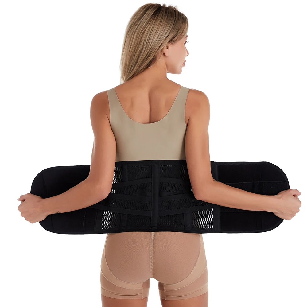 

Comeondear Waist Trainer Body Shaper Tummy Plus Size M-3XL Corset Femme Sports Waistband Slimming Solid Underbust Corset AB3486