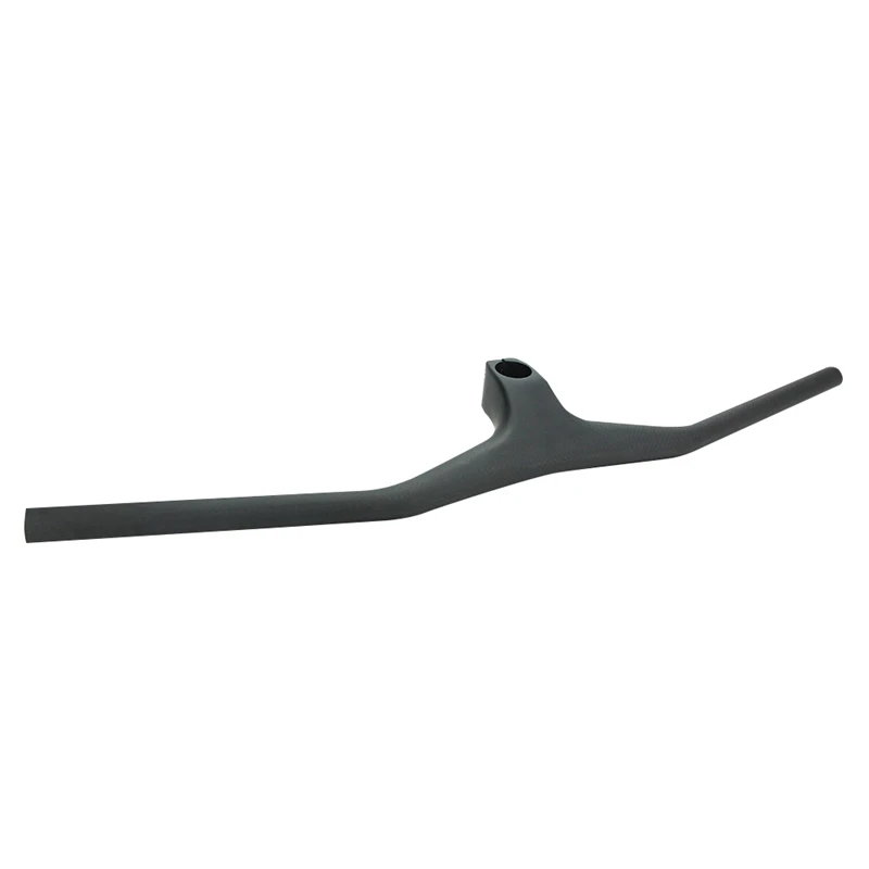 

Bike Handlebars MTB Bicycle Riser-17 Degree One-Shaped Integrated Handlebar with Stem Matte Carbon MTB Handlebar