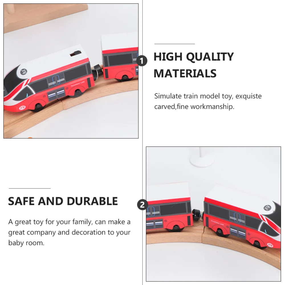 

1 Set of Battery Operated Model Train Bullet Train Set Alloy Train Set