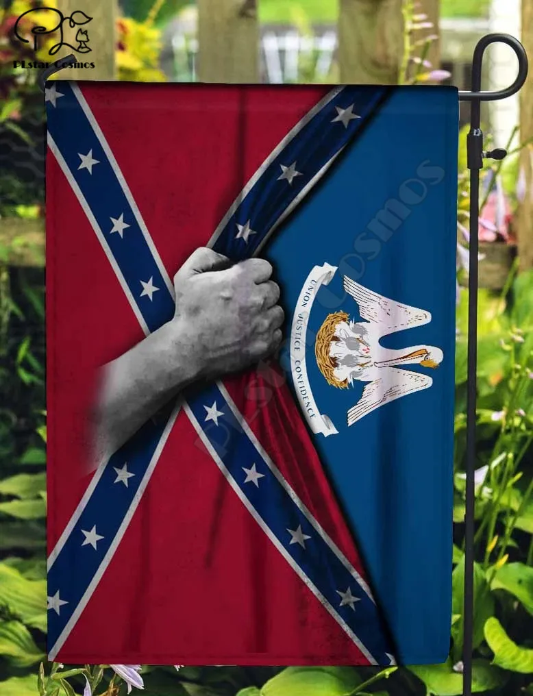 Флаг со звездами и полосками флаг домика Садовый белый простой термоперенос