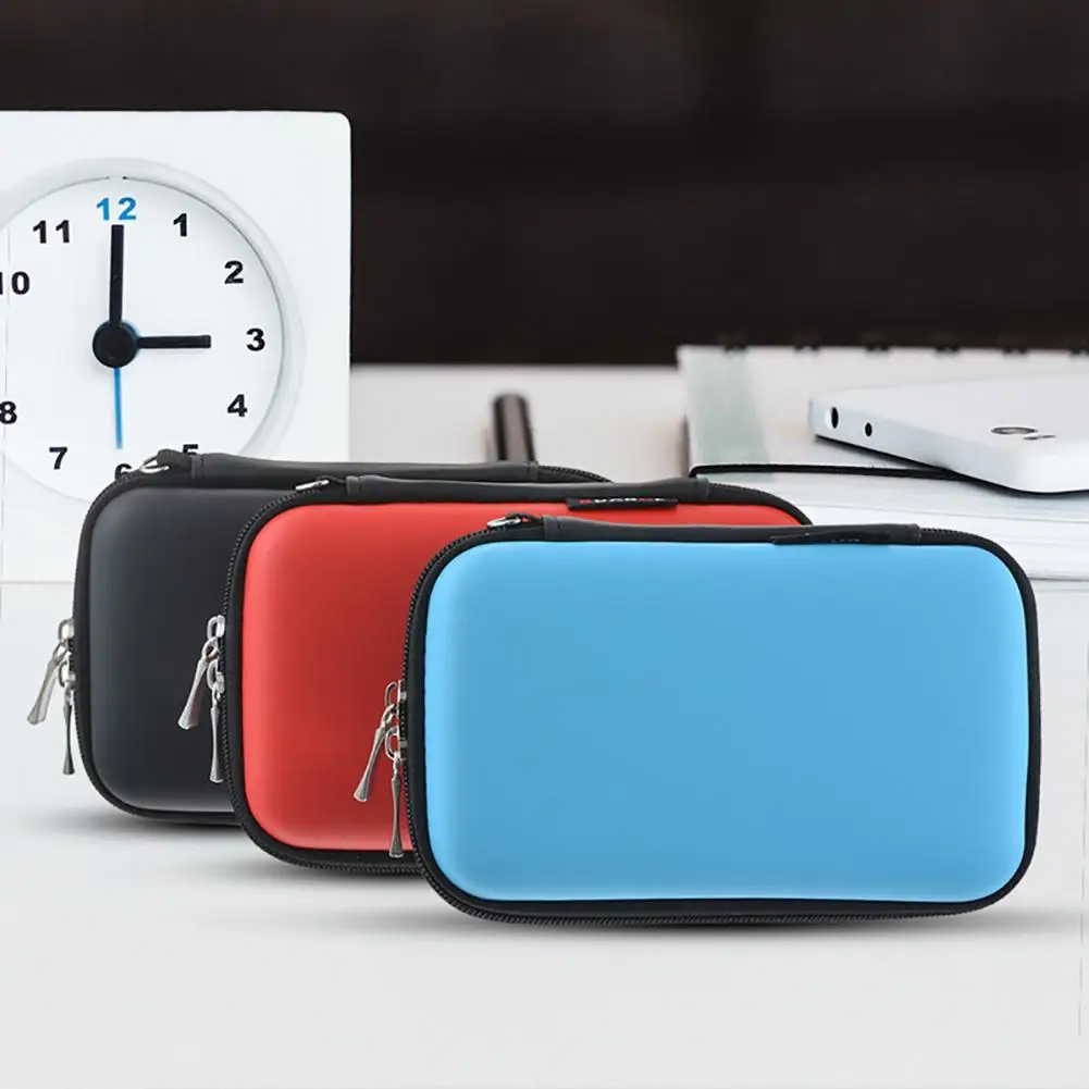 

Portable Anti-dust 2.5 inch HDD Earphones Charge Cable Storage Case Travel Bag