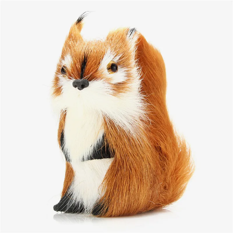 1 шт. пушистая белка украшение Рождественский подарок подвесное дерево флис