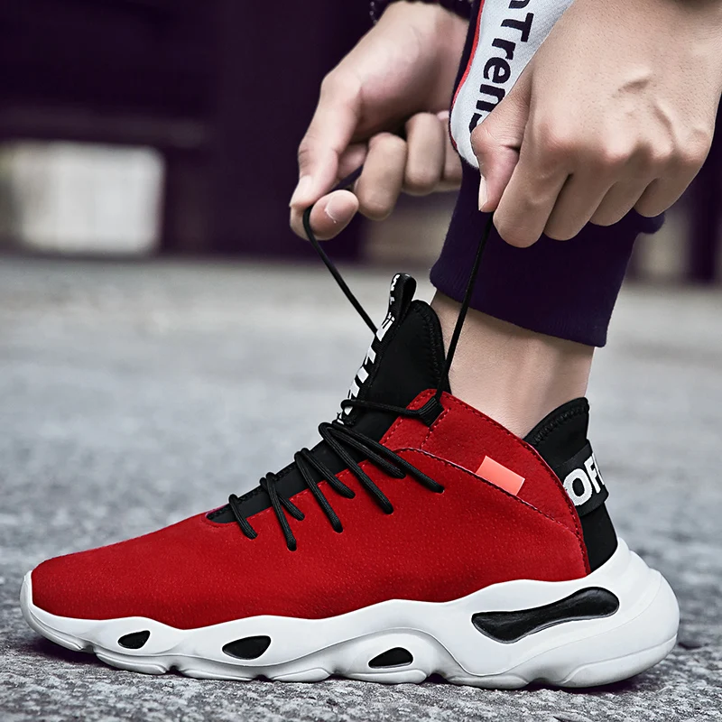 New Men Shoes Trend Matte Leather Sports Casual High Quality Old Autumn And Winter Comfortable Sneakers |