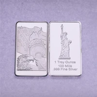 1oz united state eagle statue of liberty silver bar american eagle silver bullion not magnetic collectible