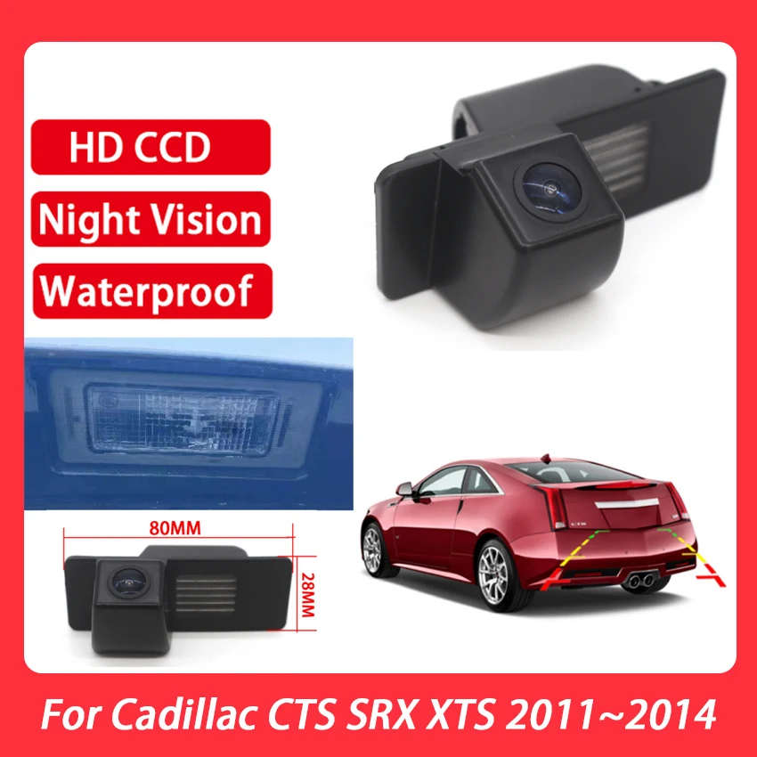 

Car Camera rearview Rear View Back Up Camera Full HD CCD High quality RCA For Cadillac CTS SRX XTS 2011 2012 2013 2014