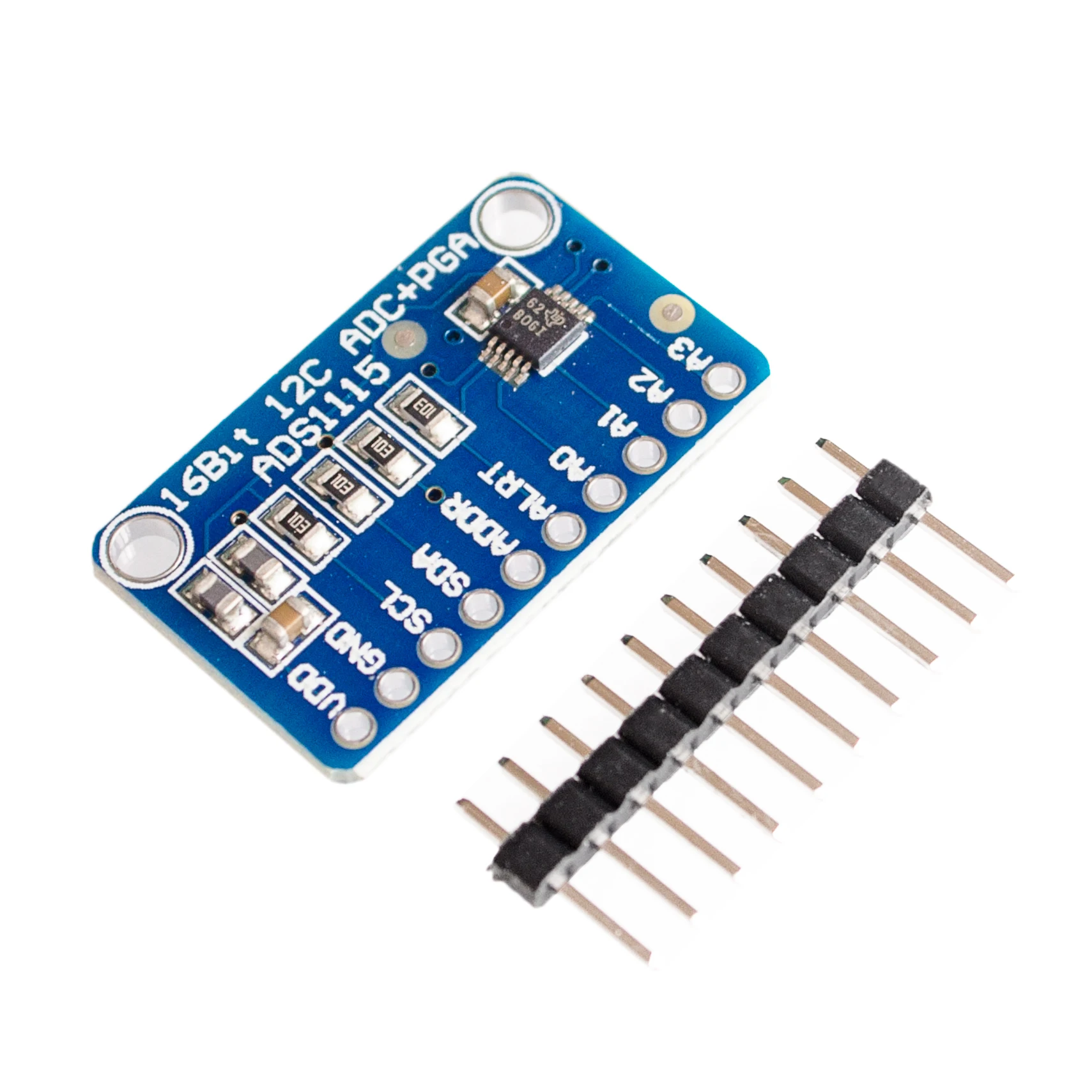 16-битный I2C ADS1115 ADS1015 модуль ADC 4-канальный с усилителем усиления Pro 2 0 в до 5 В для