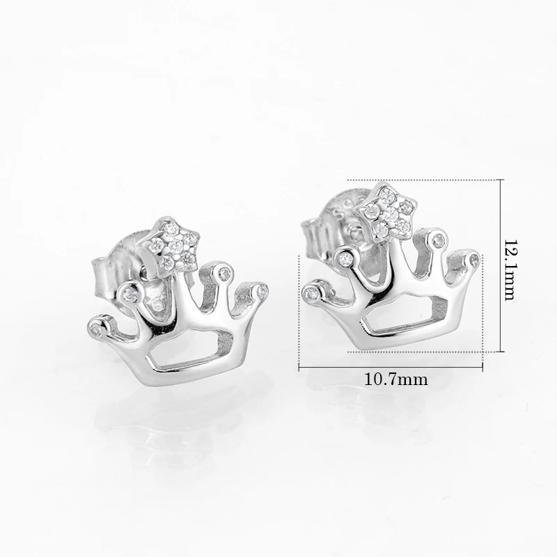 Новое поступление 100% Стерлинговое Серебро 925 пробы Ослепительный CZ принцесса