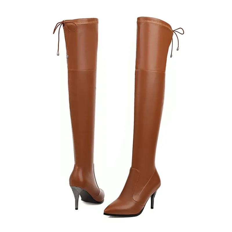 

Big Size thigh high boots knee high boots over the knee boots women ladies boots shoes woman winter boots women