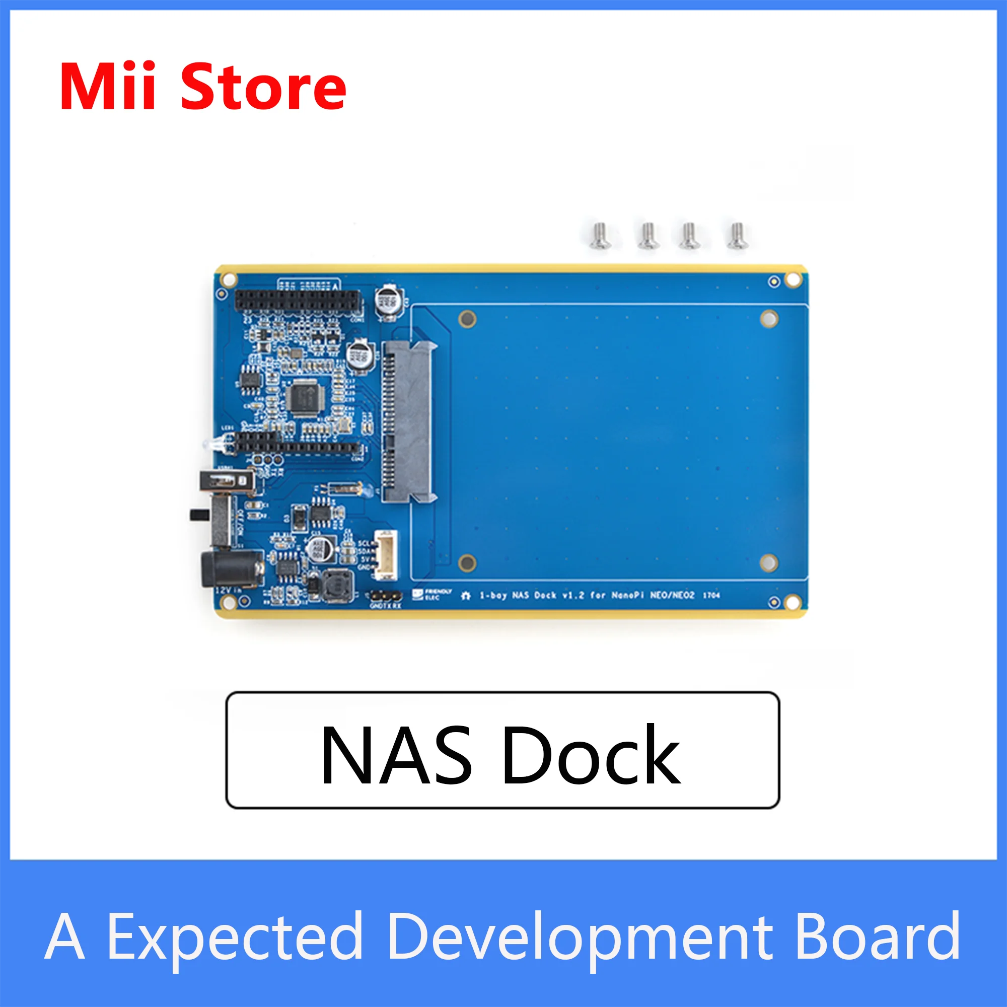 Сервер сетевого хранения NAS жесткий диск Dock комплект 1 bay для NanoPi NEO