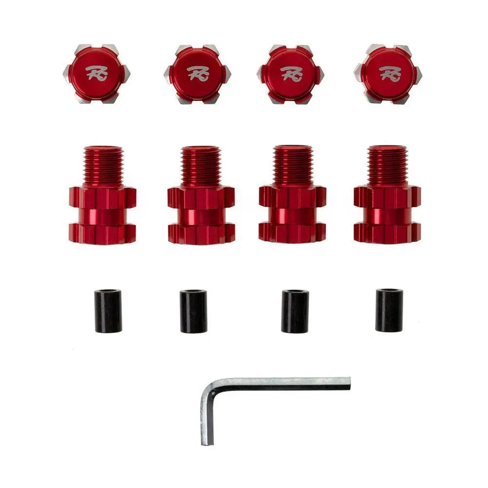 

4Pcs 17mm Hex Nuts Widened Splined Wheel Hubs 5353X for RC Traxxas 1/10 E-MAXX Summit E-REVO REVO 3.3 Slayer Pro 4X4