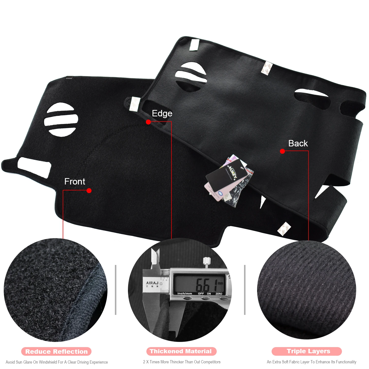 Коврик для приборной панели Dashmat крышка Toyota RAV4 XA40 2013 2014 2015 2016 2017 2018 коврик защиты