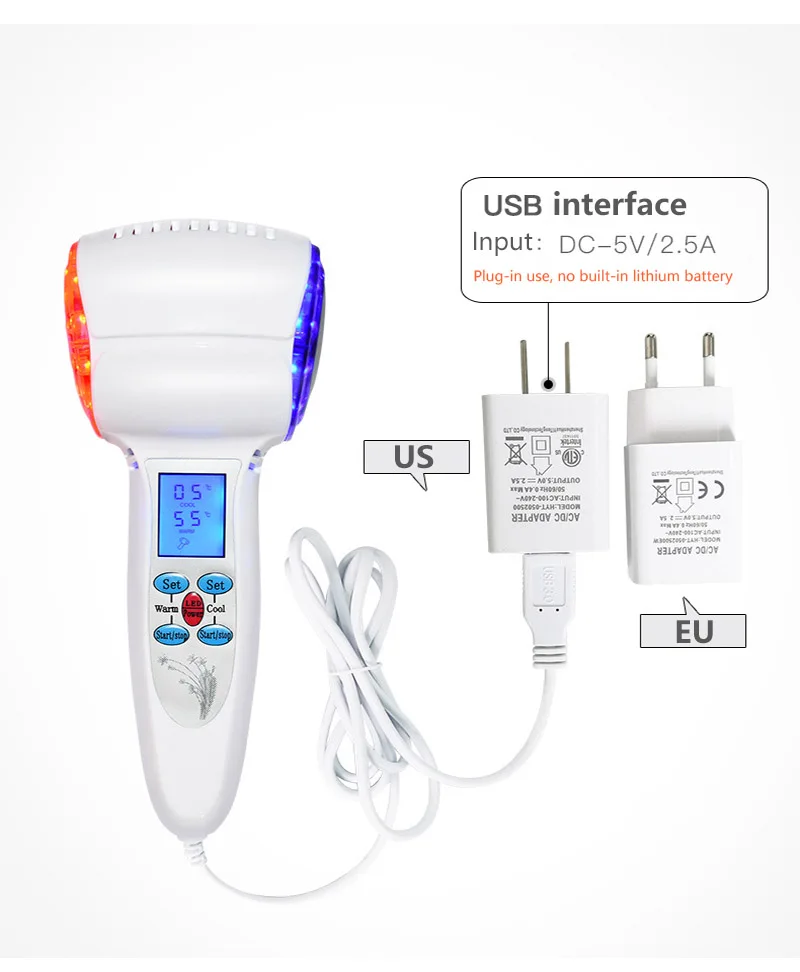 Hot Cold Hammer Shrink Pore Rejuvenation Cryotherapy Skin Lifting Tighten Anti-aging Face Skin Care Beauty Equipment