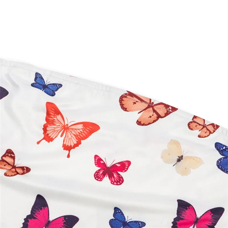 

Butterfly Print Strapless Women Party Dress Sexy Hot Clubwear Bodycon Skinny Wrap Chest Mini Dresses 2020 Fashion Slim Dress
