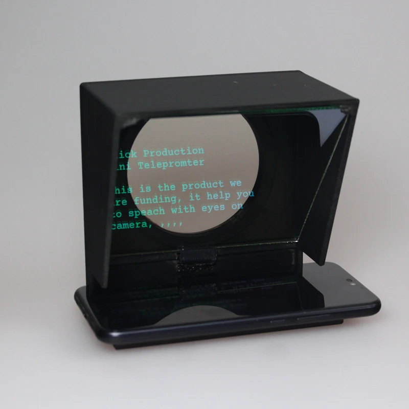 Обновленный мини телепромтер портативный инкрустированный мобильный артефакт