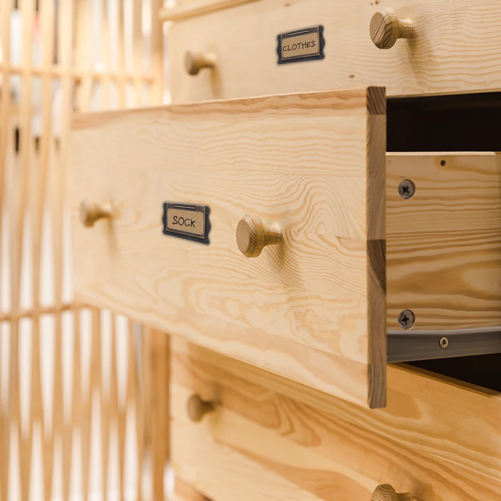 Винтажный Именной держатель для карт прочная практичная латунная ручка &quotпод