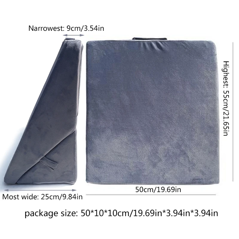 Drop Shipping Bed Wedge Pillow with Memory Foam Top by Cushy Form Support Best for Sleeping Reading Rest or Elevation | Дом и сад