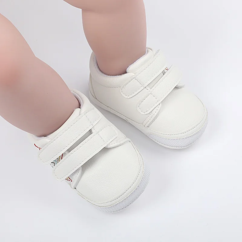 

0-18M Newborn Toddler Baby Girls Boys Non-slip Shoes Fashion Infant Kids PU Leather Soft Casual Sneaker Footwear First Walking6