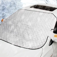 magnetic car windshield snow cover tarp winter ice scraper frost dust guard sunshade protector