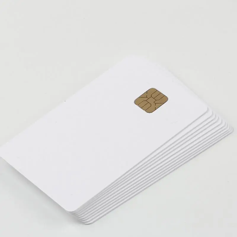 

(10 pcs/lot) SLE 4428 PVC Blank Card Contact IC smart Card 95AD