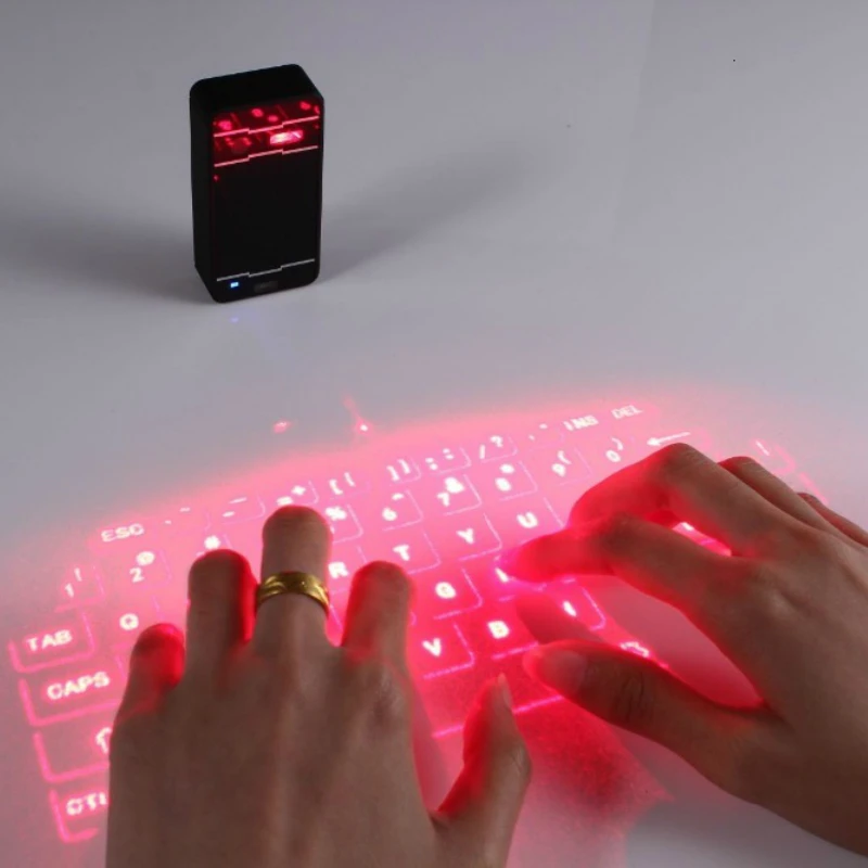 Bluetooth-клавиатура с лазерной проекцией Беспроводная портативная мини-клавиатура