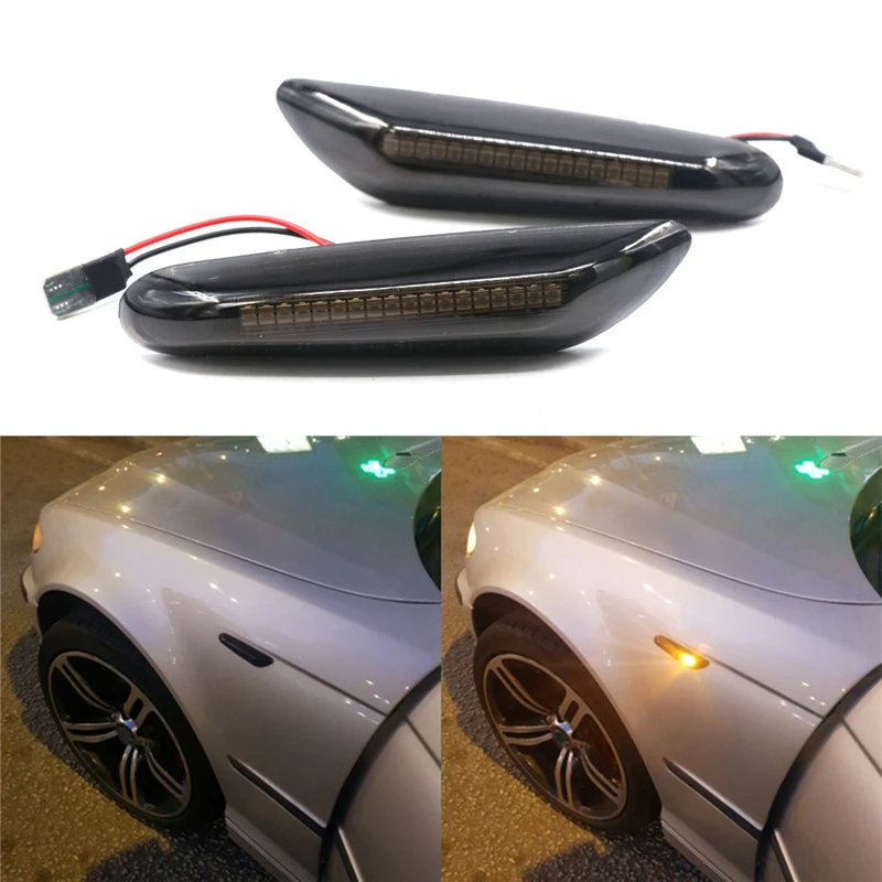 2 шт. Автомобильные светодиодные лампы для BMW E46 E60 E61 E87 E90 E91 E92 E93|Сигнальная лампа| |