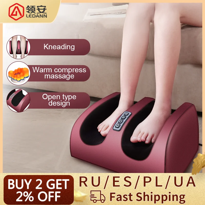 LEDANN создать брендовую электрическую пилку для ног Массажер шиацу подогревающим