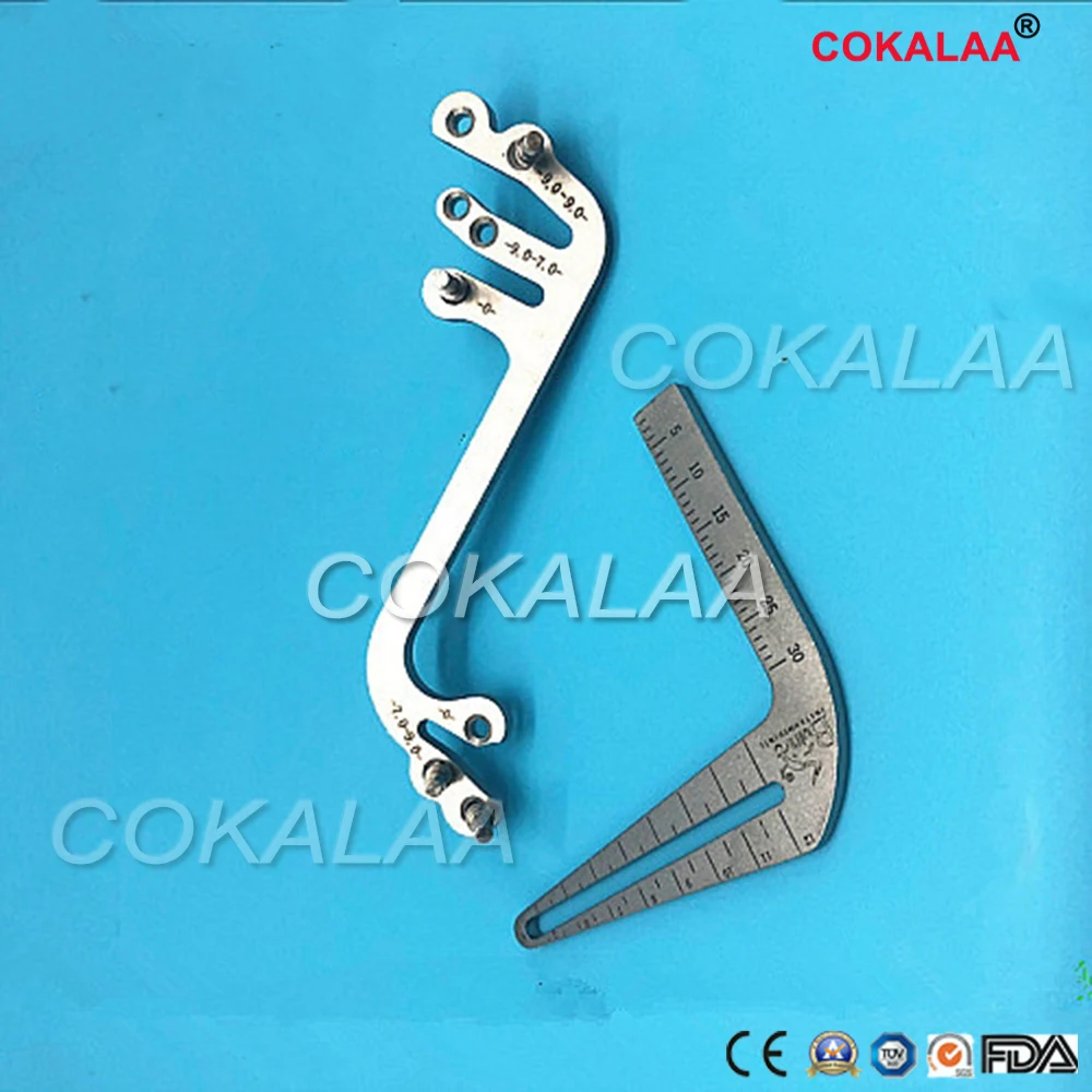 

Dental implants instruments oral planting positioning guide dental implant tools planting positioning angle ruler Dentist tools