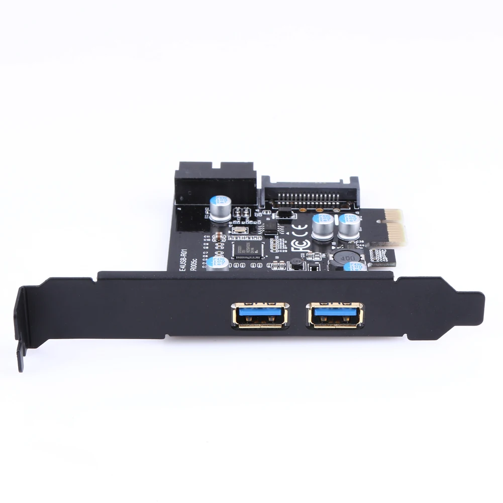 супер скорость pci e к usb 30 с 2 usb портам