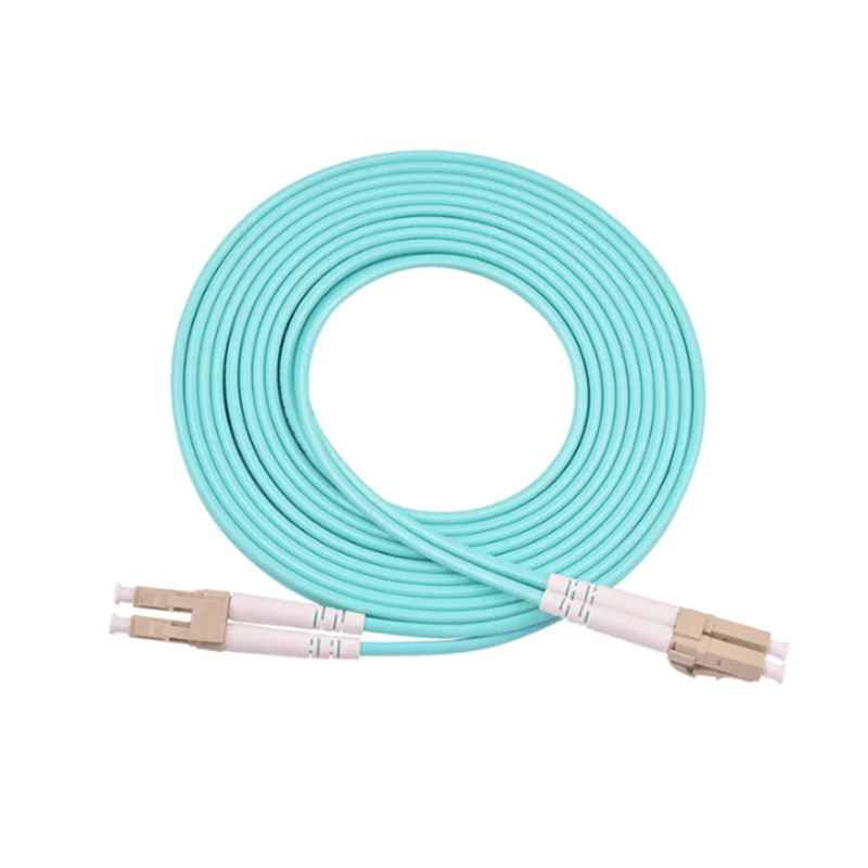 10G OM3 Fiber Optics Fiber Patch Cord LC UPC-LC UPC Multimode Duplex 2.0mm Or 3.0mm Optical Cable Pigtails
