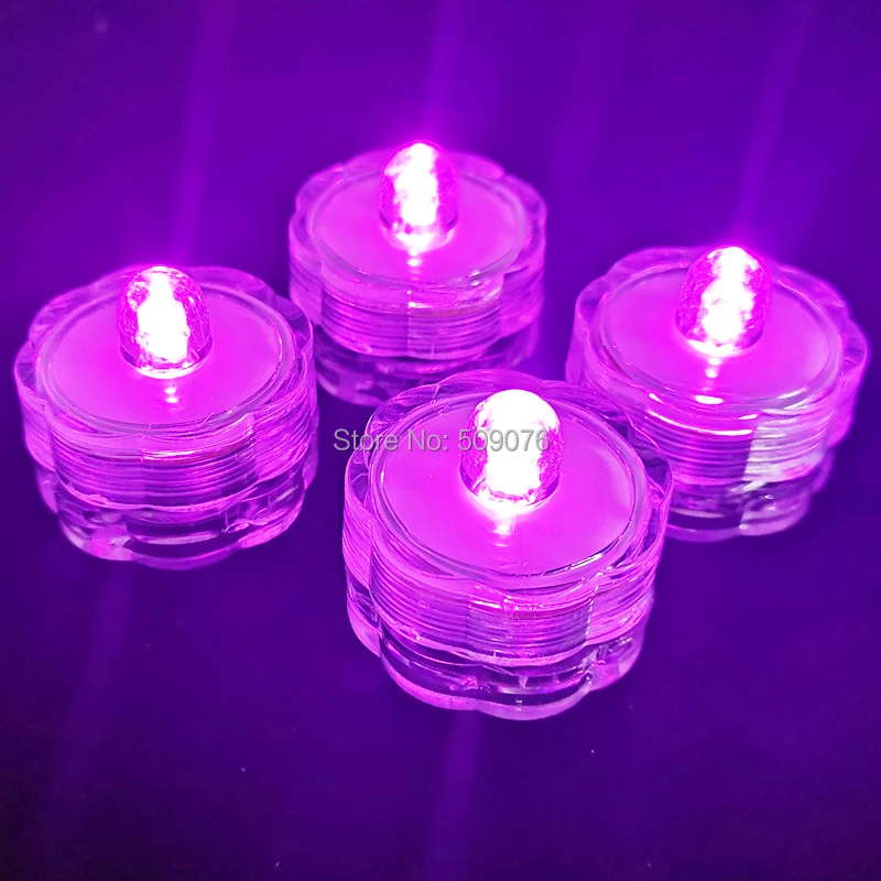 24 шт./лот беспламенная свеча светодиодная чайная водонепроницаемая свадебная