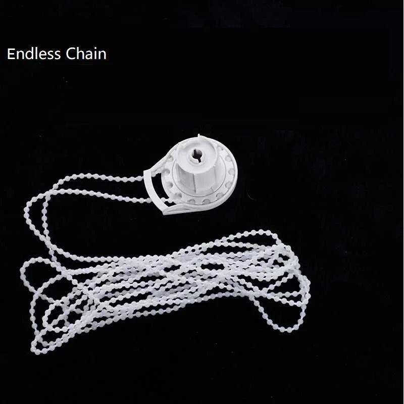 Пластиковая цепь шнур бусина для роликовых жалюзи белый шар 4 5 мм Регулируемая
