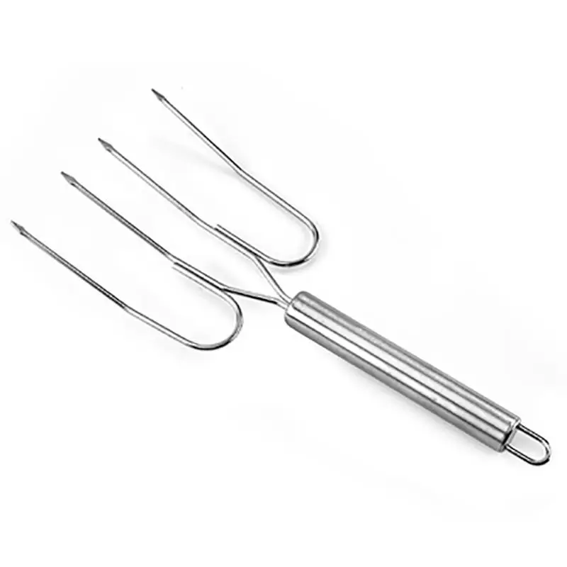 Вилка для пикника угля барбекю гриль говядина кебаб шпажки курица барабанная