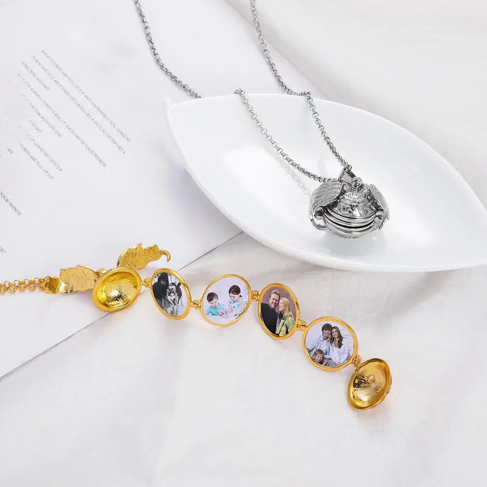 Креативный волшебный полый расширяющийся на память плавучий медальон с 4