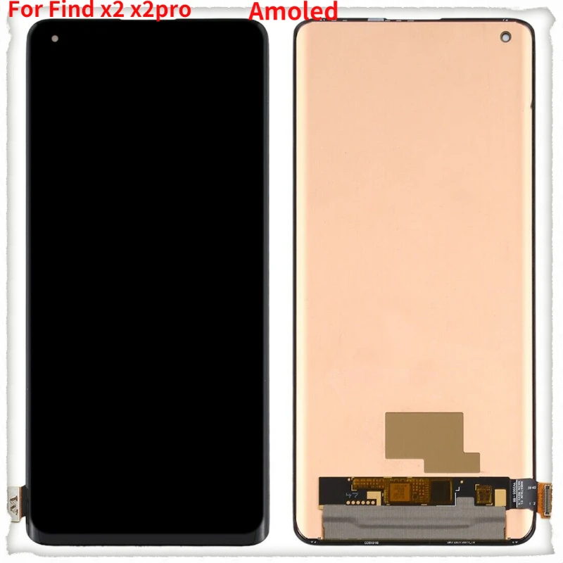 Pantalla LCD AMOLED Original de 6,7 pulgadas para OPPO FIND X2 PRO CPH2025, digitalizador de Panel t&aacute;ctil, find x2-0