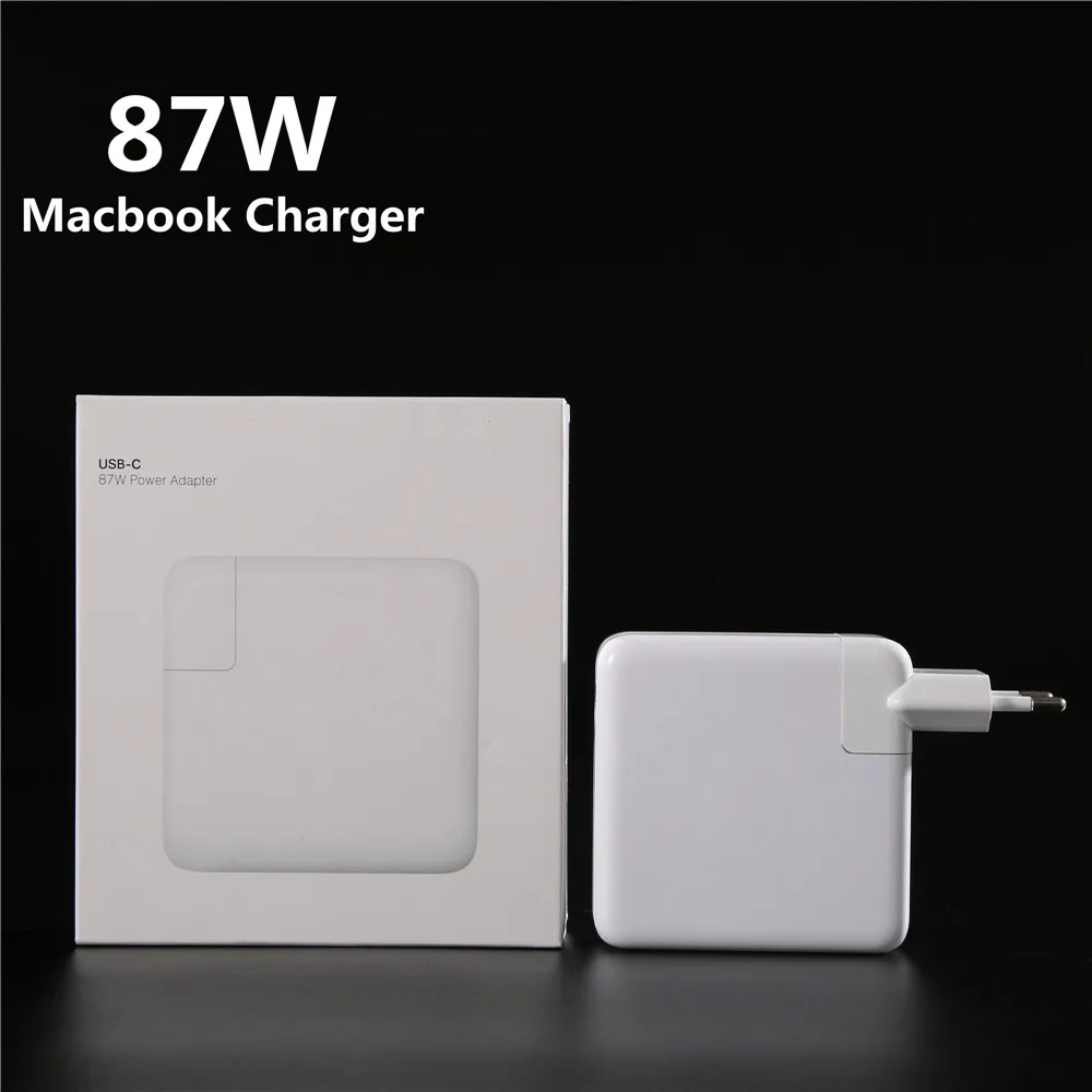 

100% Original PD 87W USB C TypeC Power Adapter Notebook Laptop Quick Charger For Macbook Pro 15 iPhone Samsung Microsoft Xiaomi
