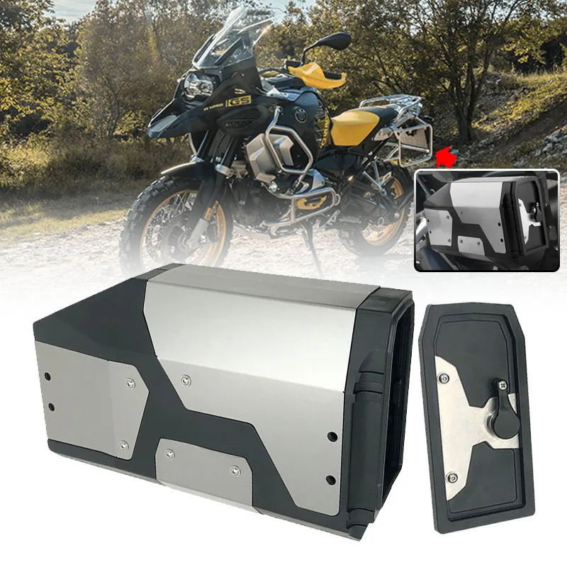

R1250GS Toolbox Left Side Bracket Aluminum Decorative 4.2 Liters Tool Box For BMW R 1250 GS LC ADV Adventure R1250GSA 2019-2021