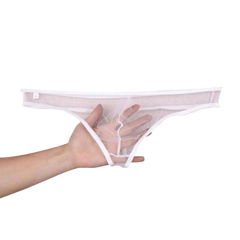 Гей сексуальные g стринги бандаж прозрачное Мужское нижнее белье мужские