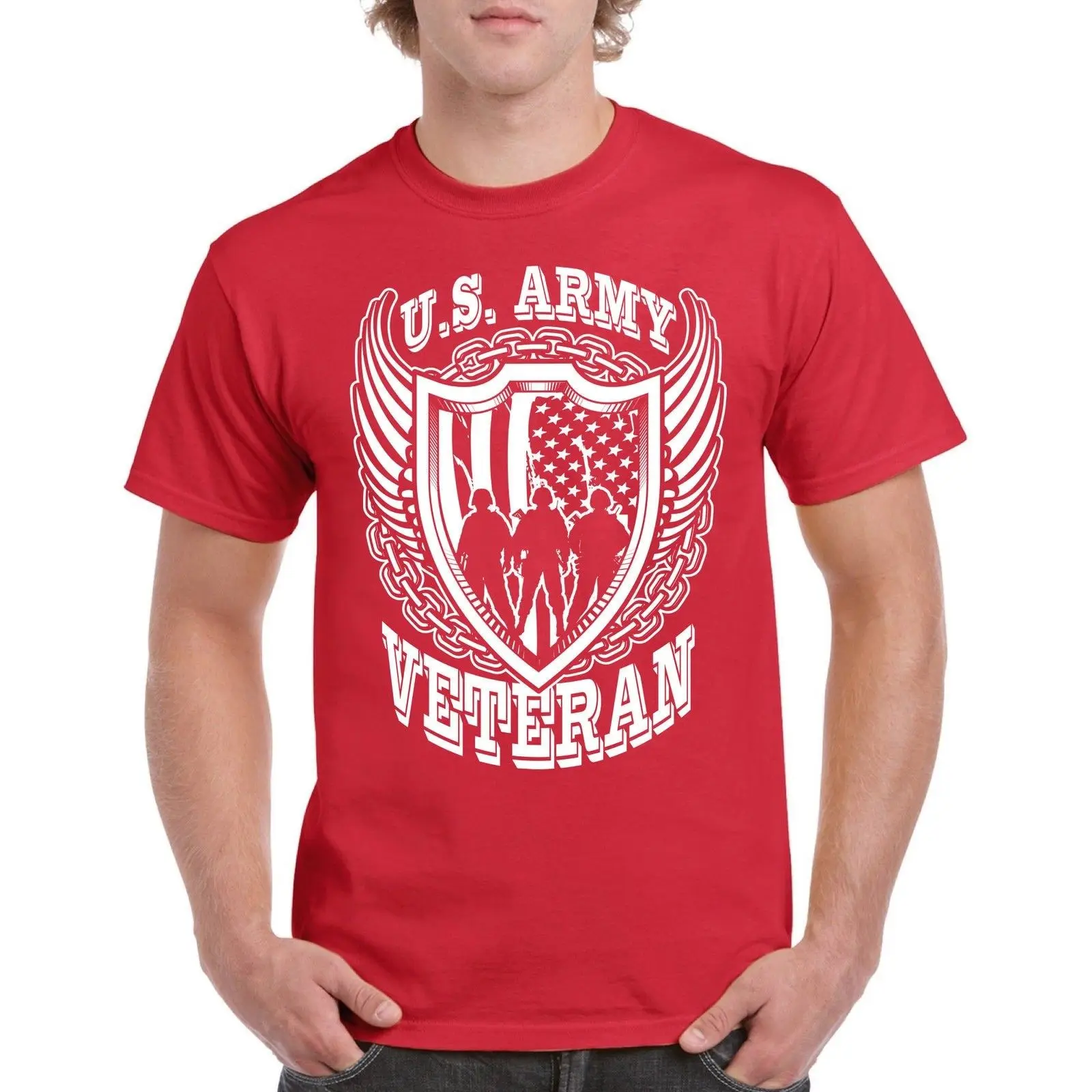 Ветеран футболка армейский ветеринар США война Вьетнам военный герой солдат